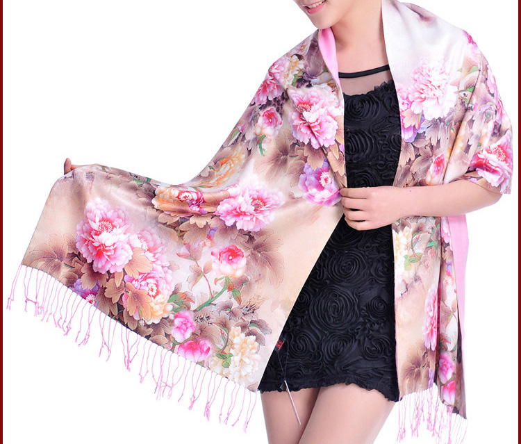 Wholesale digital printing silk scarf