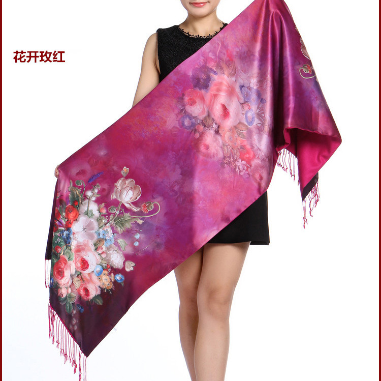 Wholesale digital printing silk scarf