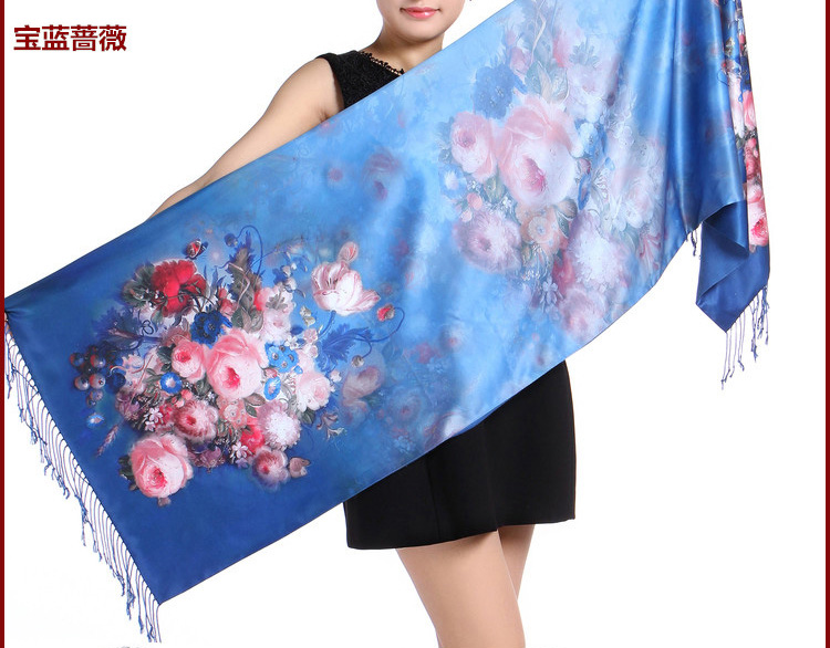 Wholesale digital printing silk scarf