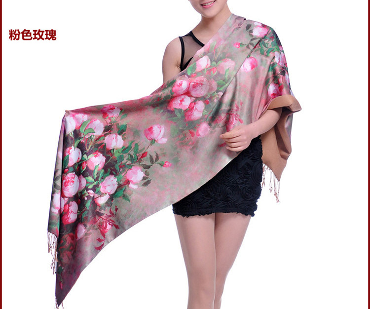 Wholesale digital printing silk scarf