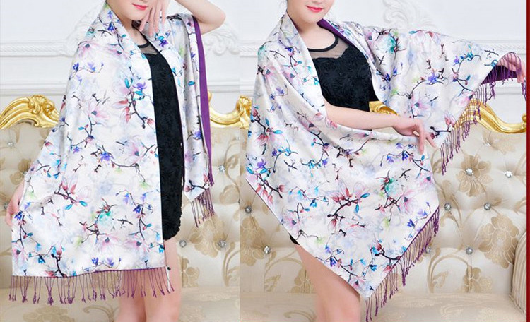 Wholesale digital printing silk scarf