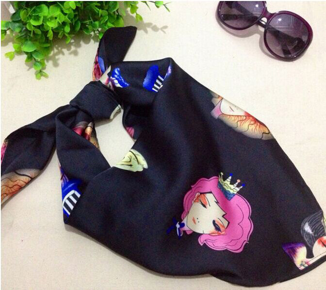 Womens square head scarf wholesale