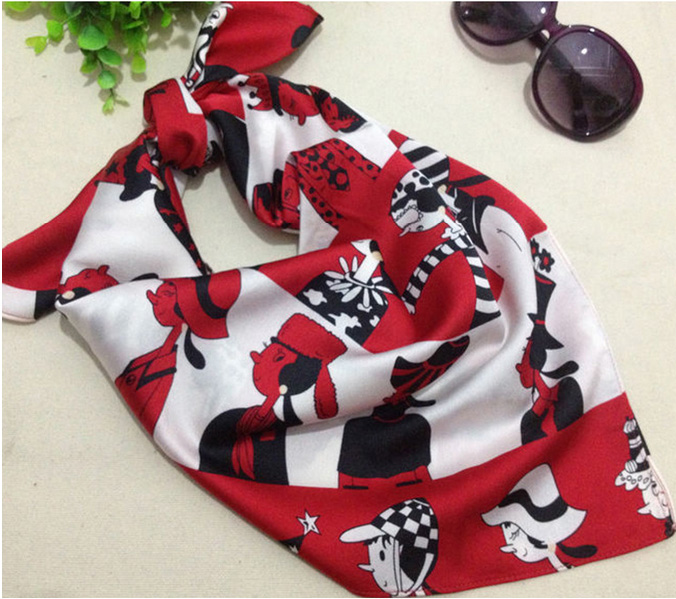 Womens square head scarf wholesale