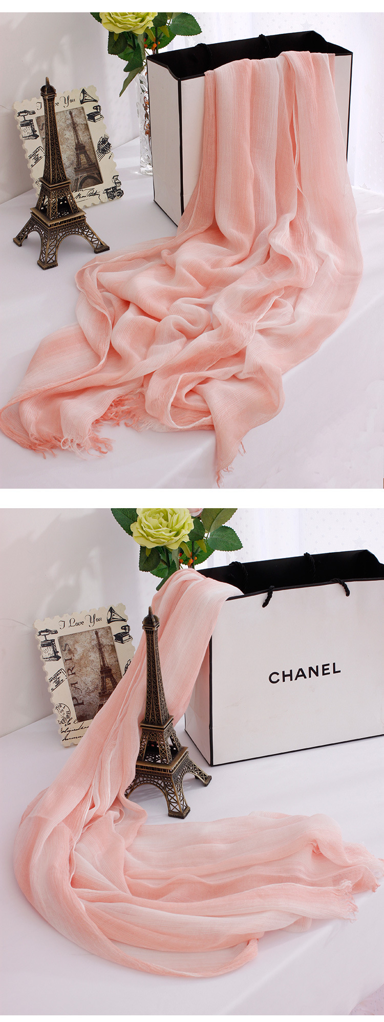 Wholesale women cotton silk scarf