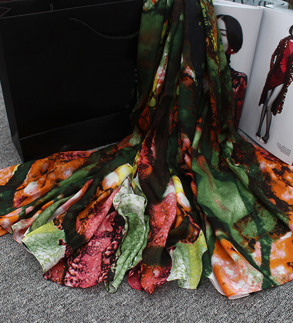 Wholesale silk twill fabric scarf