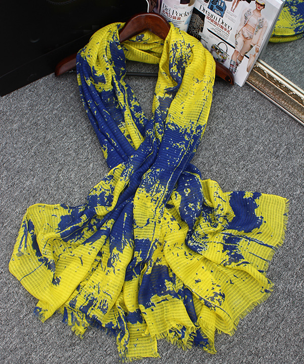 Wholesale tie dye cotton scarf