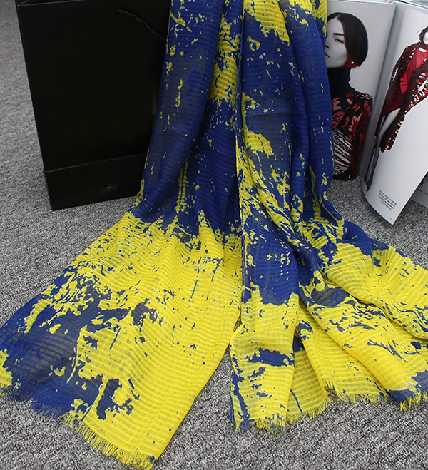 Wholesale tie dye cotton scarf