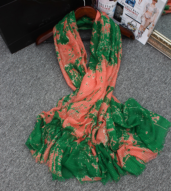 Wholesale tie dye cotton scarf