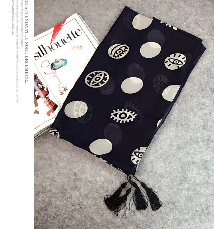 Wholesale black viscose scarf