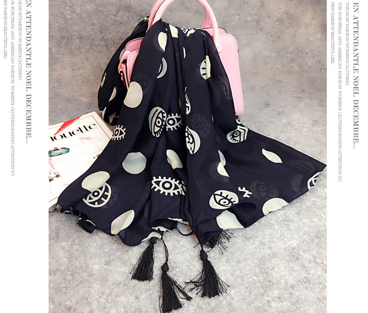 Wholesale black viscose scarf