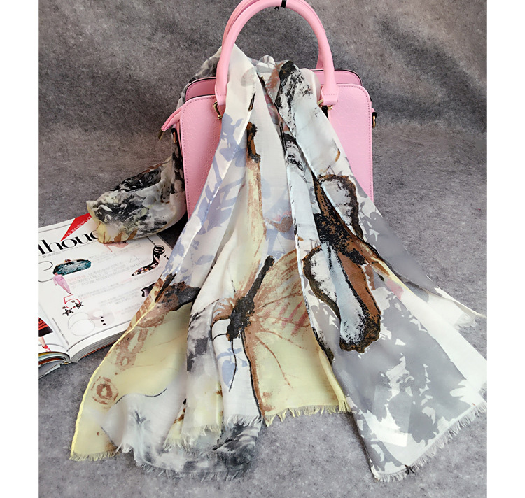 Wholesale long fringed scarf