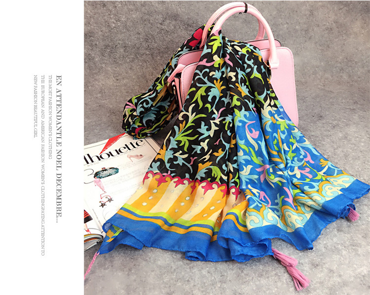 Wholesale viscose knit fabric scarf