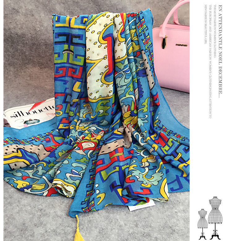 Wholesale long viscose women scarf