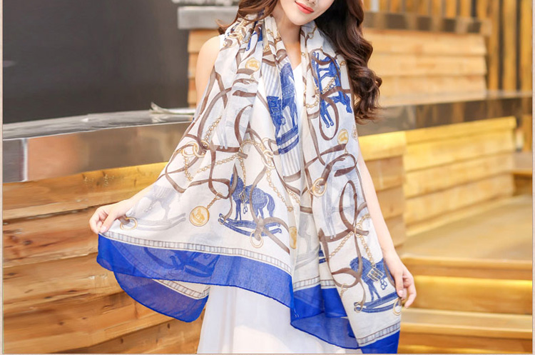 Polyester cotton fabric scarf wholesale