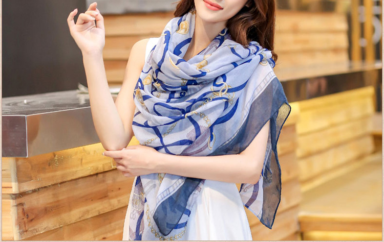 Polyester cotton fabric scarf wholesale