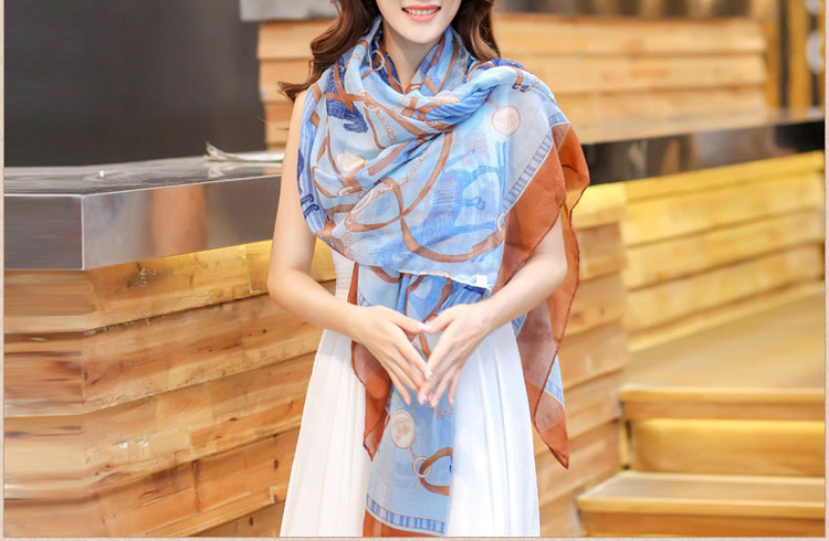 Polyester cotton fabric scarf wholesale