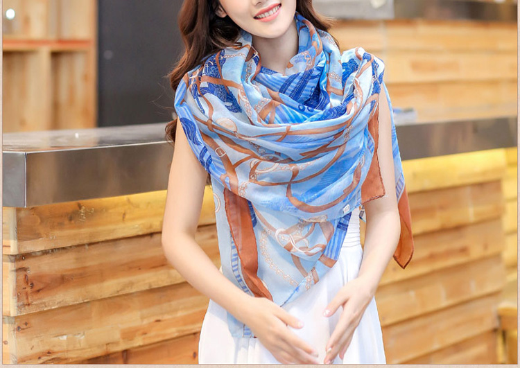 Polyester cotton fabric scarf wholesale