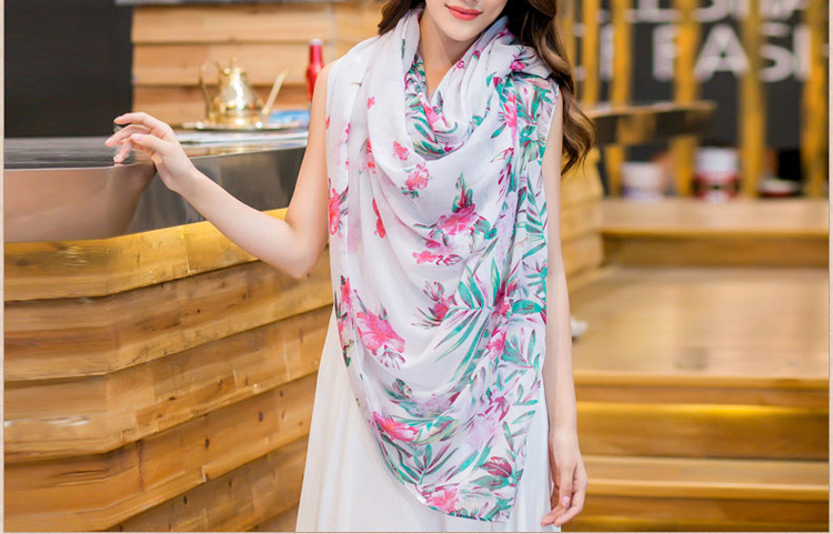 Wholesale polyester silk scarf