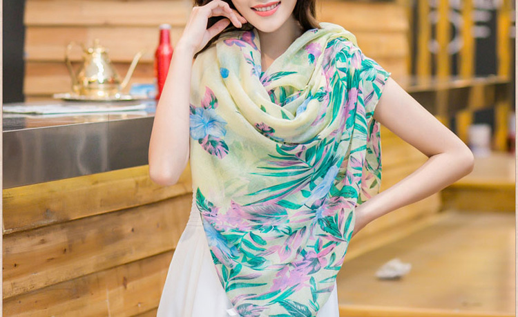 Wholesale polyester silk scarf