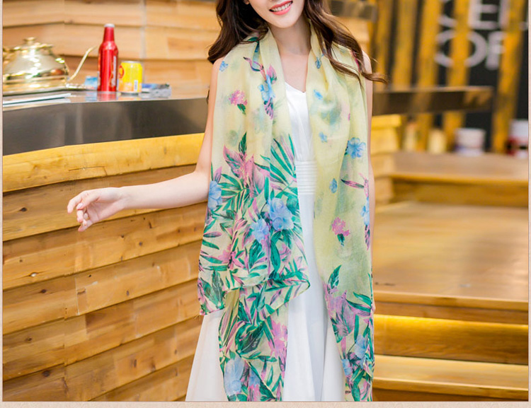 Wholesale polyester silk scarf