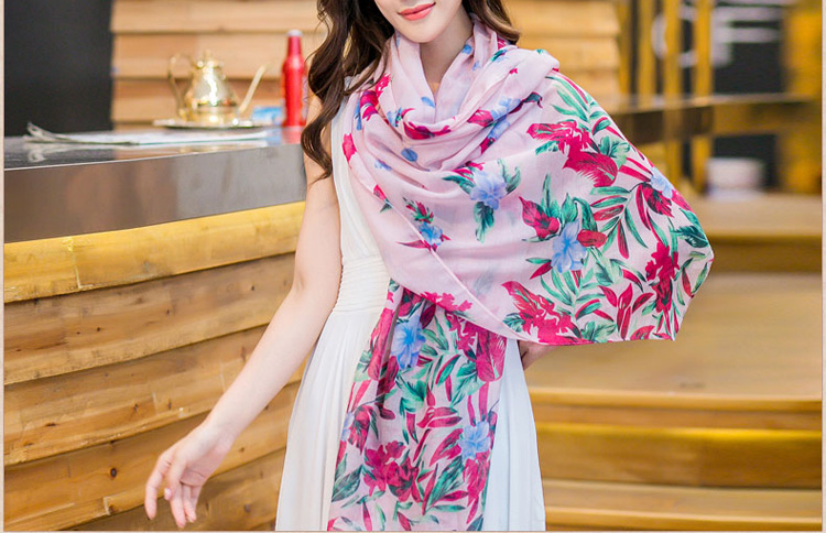 Wholesale polyester silk scarf