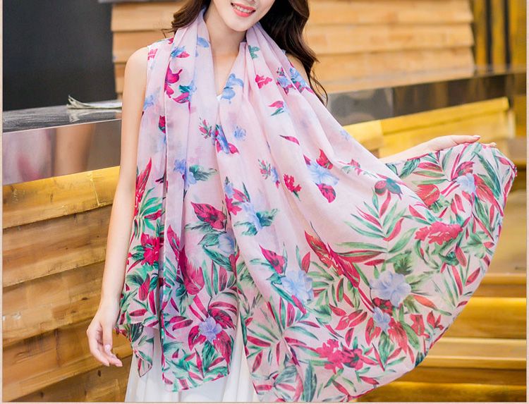 Wholesale polyester silk scarf