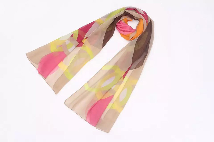 Wholesale floral women chiffon scarf