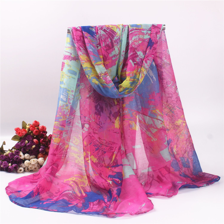 India women fashion viscose scarf