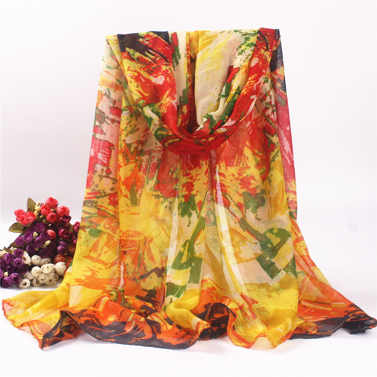 India women fashion viscose scarf