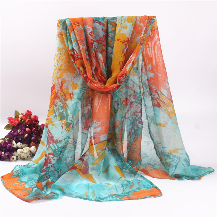India women fashion viscose scarf