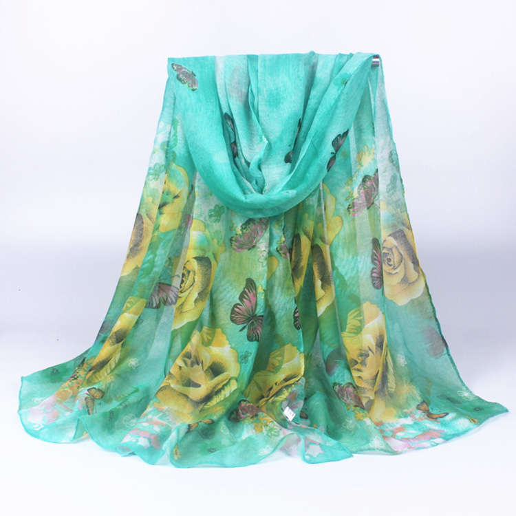 Wholesale viscose scarf butterfly