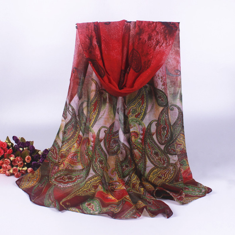 Wholesale cashew flowers scarf
