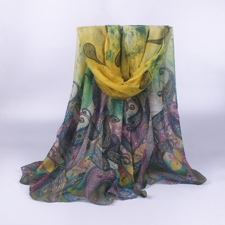 Wholesale cashew flowers scarf