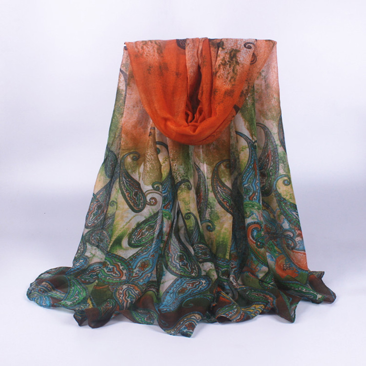Wholesale cashew flowers scarf