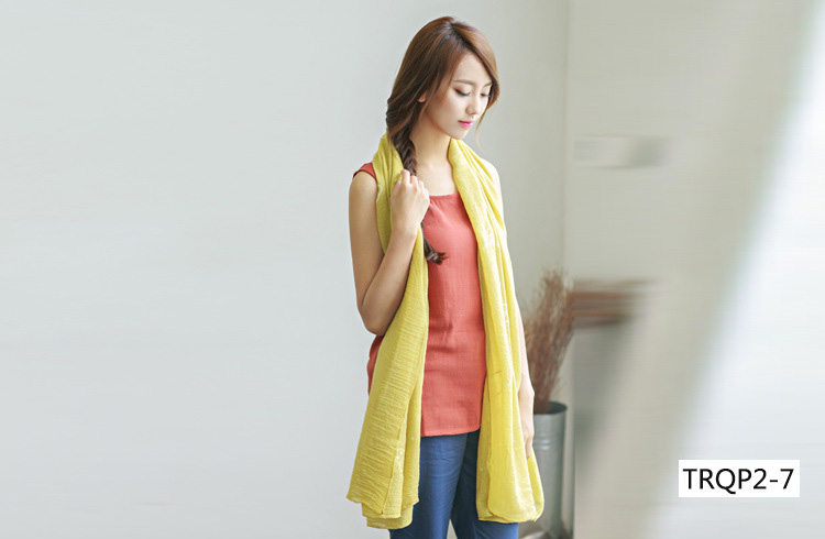 Wholesale cotton solid scarf
