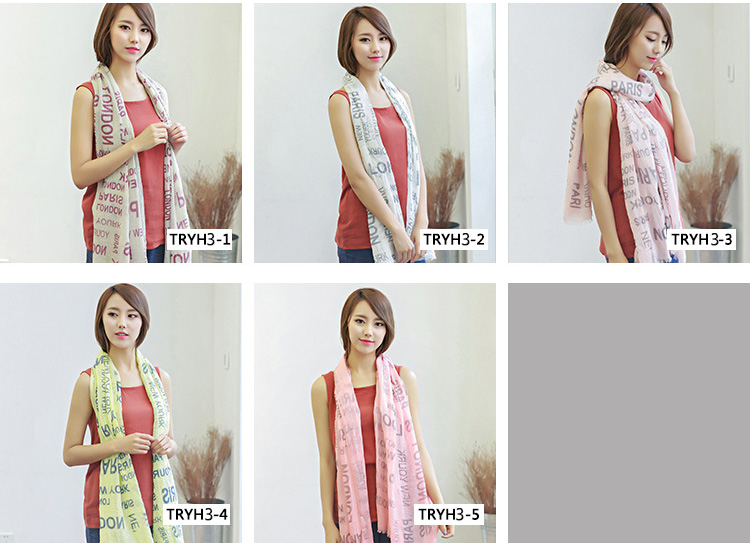 Wholesale cotton blend knitted scarf