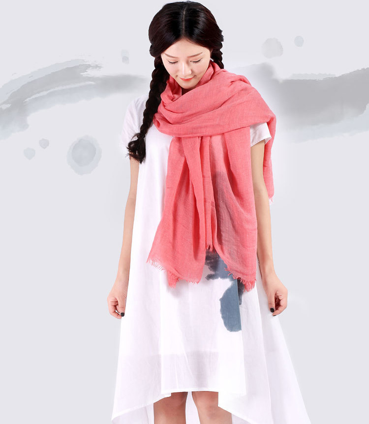 Wholesale cotton large scarf