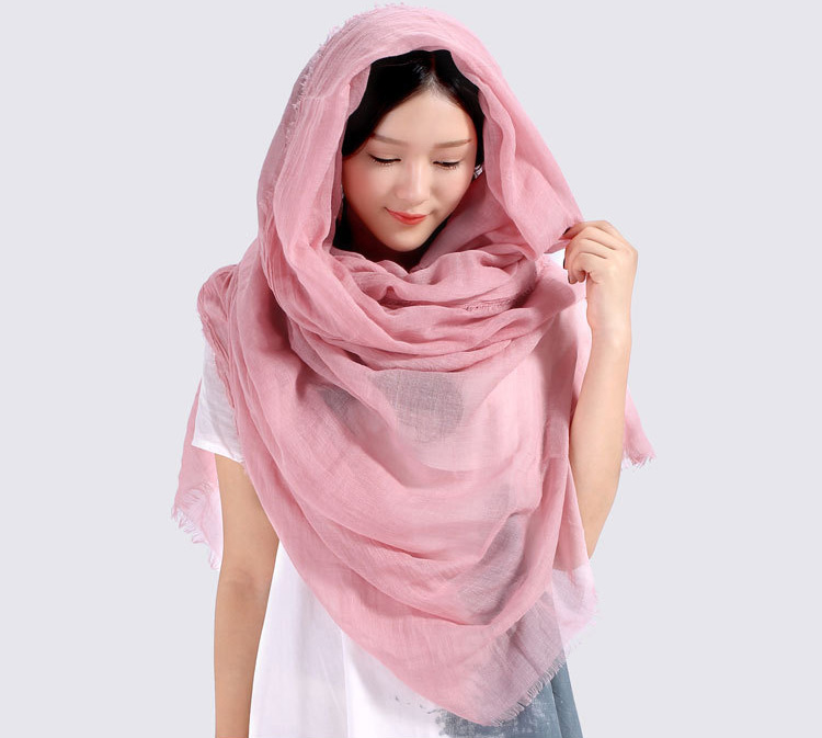 Wholesale cotton large scarf