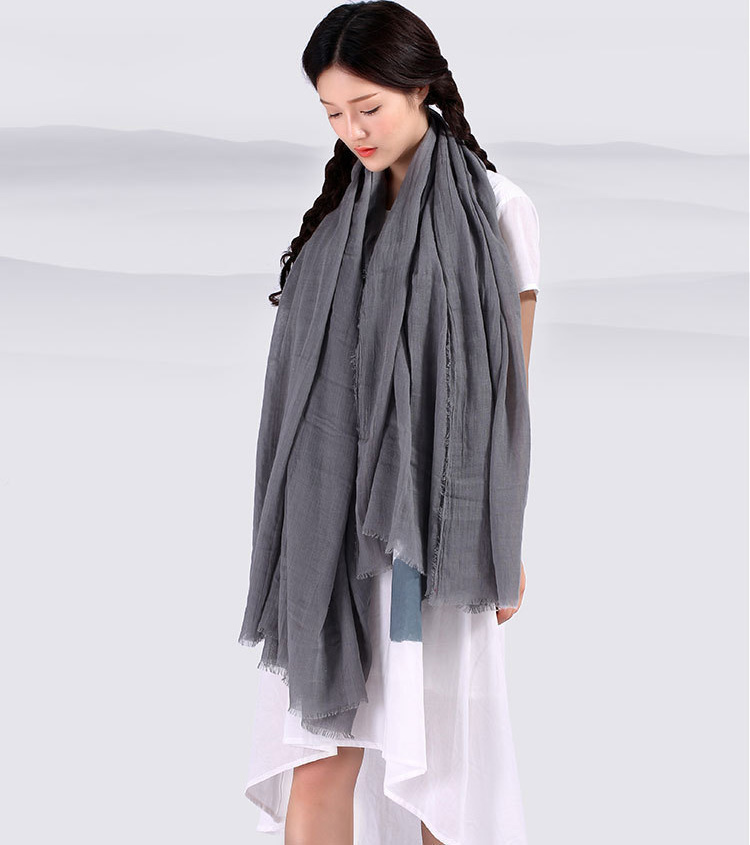 Wholesale cotton large scarf