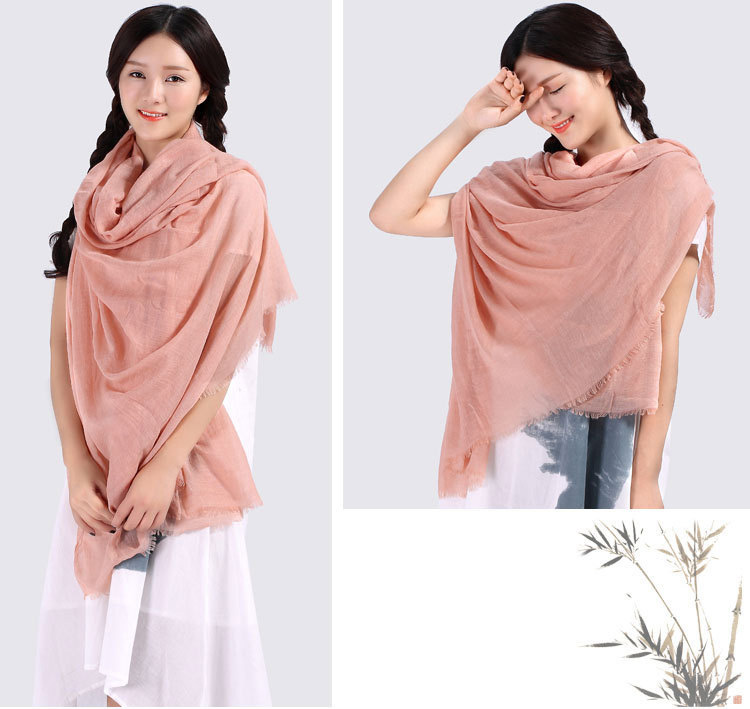 Wholesale cotton large scarf