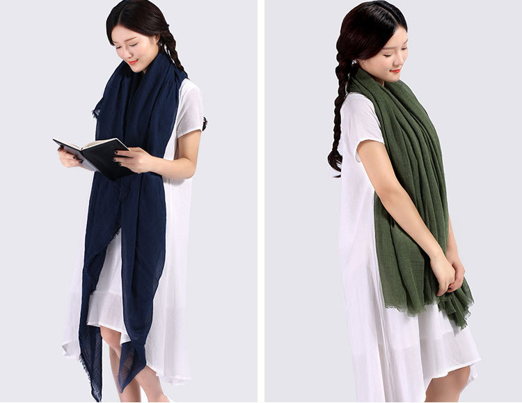 Wholesale cotton large scarf