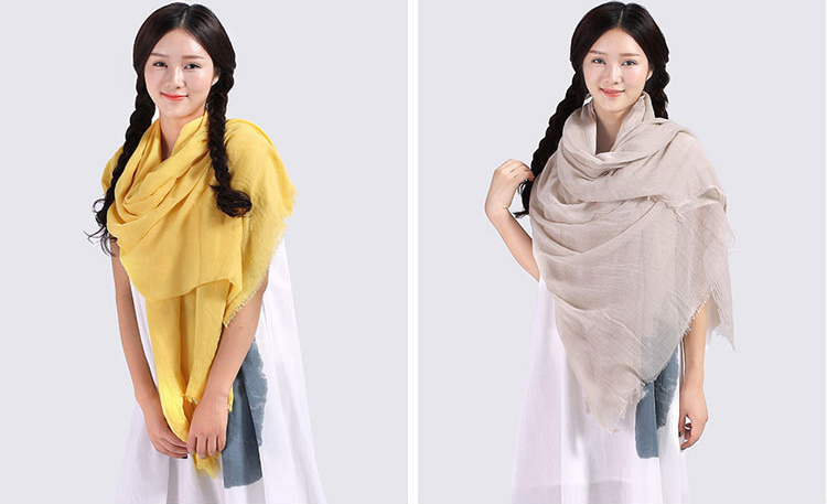 Wholesale cotton large scarf