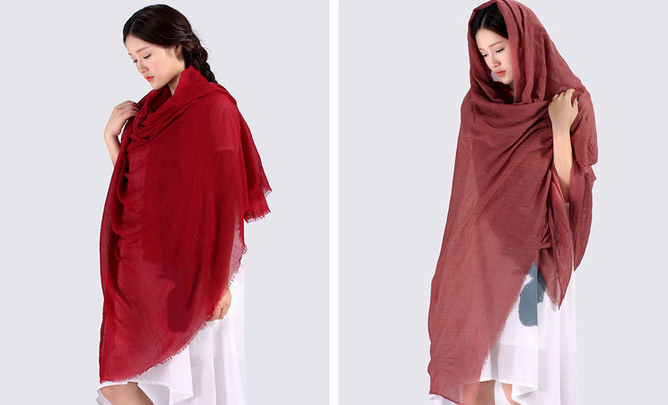 Wholesale cotton large scarf