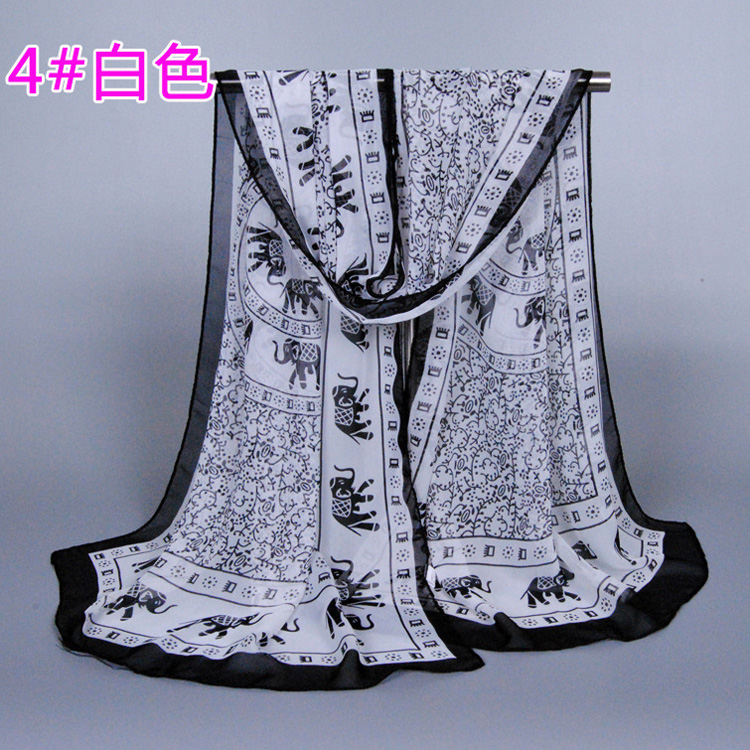 Wholesale red chiffon shawl