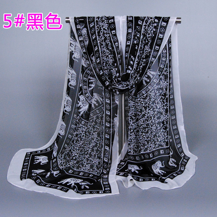 Wholesale red chiffon shawl