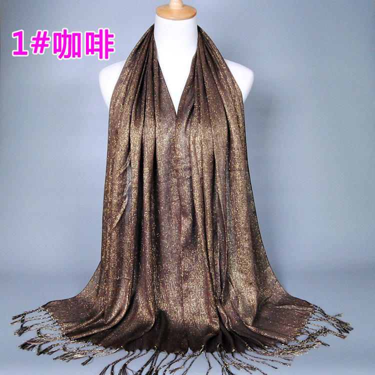 Wholesale cotton fringed scarf