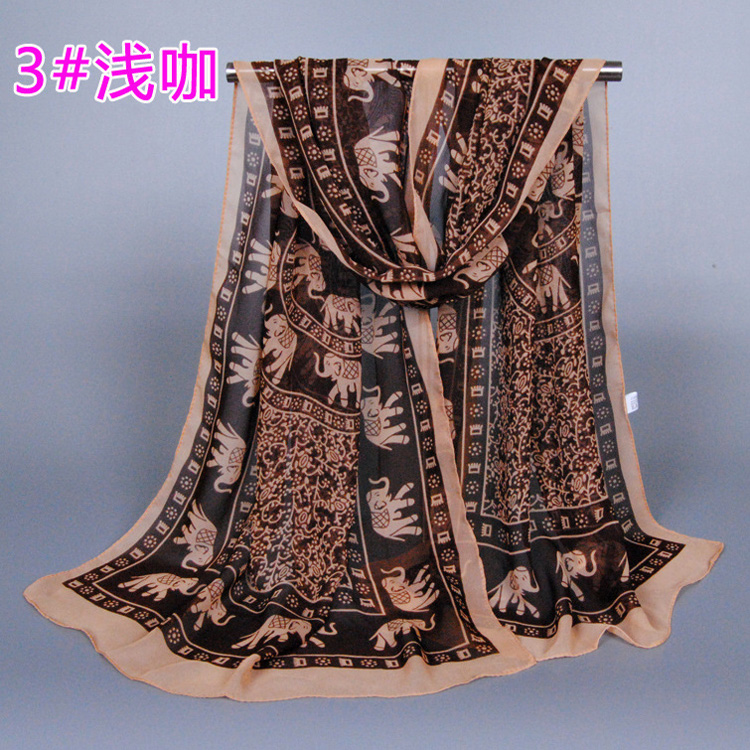 Wholesale red chiffon shawl