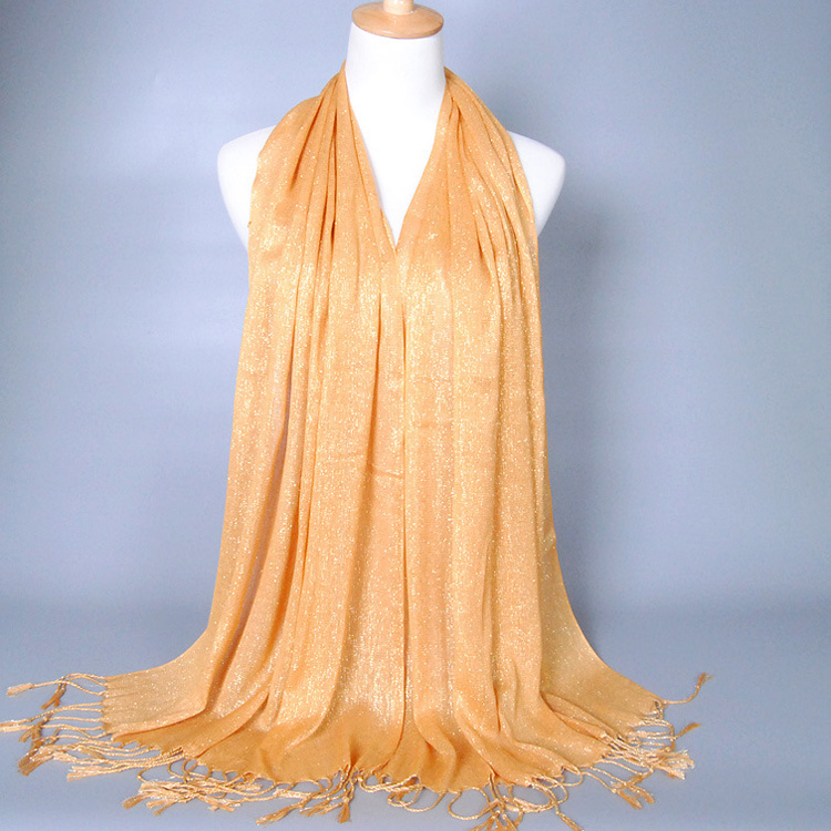Wholesale cotton fringed scarf