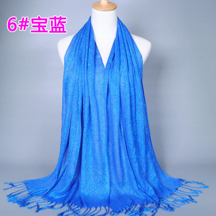 Wholesale cotton fringed scarf