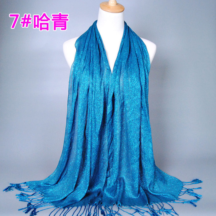 Wholesale cotton fringed scarf